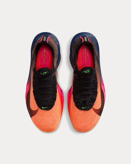 Nike Alphafly 3 Orange Pulse / Purple Dynasty / Electric Green / Black Running Shoes - 2