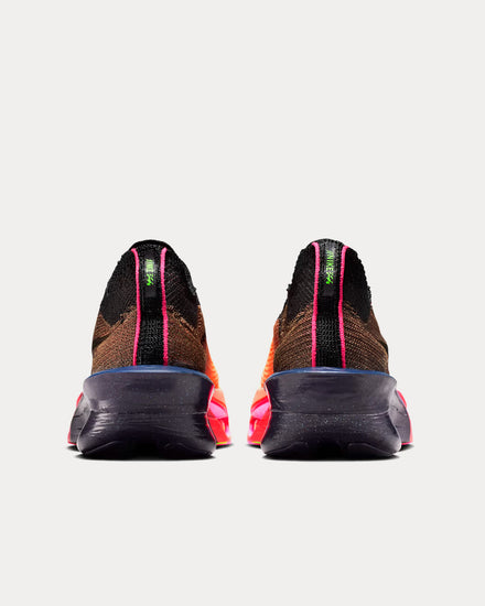 Nike Alphafly 3 Orange Pulse / Purple Dynasty / Electric Green / Black Running Shoes - 4