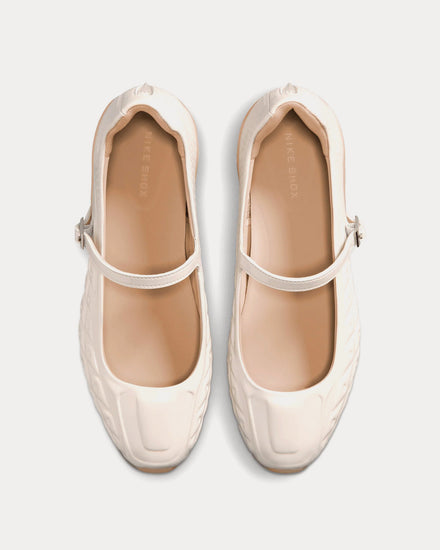 Nike Shox Z Calistra Pale Ivory / Pale Ivory / Oatmeal Slip On Sneakers - 2