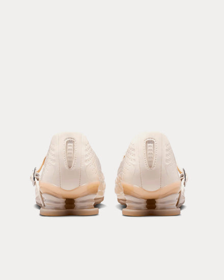 Nike Shox Z Calistra Pale Ivory / Pale Ivory / Oatmeal Slip On Sneakers - 4