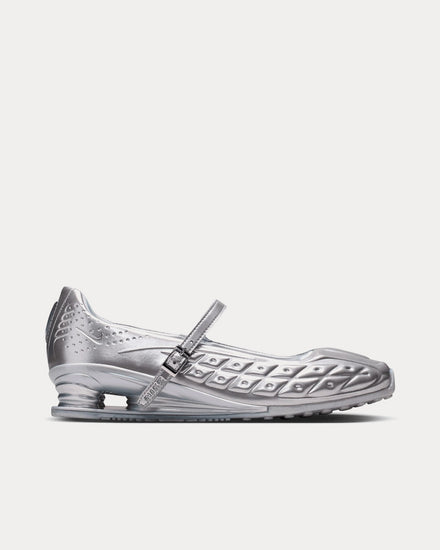 Nike Shox Z Calistra Metallic Silver / Metallic Silver Slip On Sneakers - 1