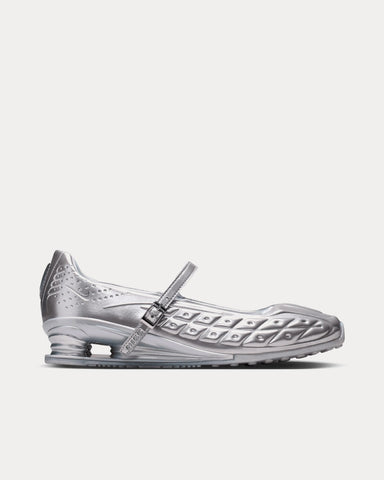 Nike Shox Z Calistra Metallic Silver / Metallic Silver Slip On Sneakers