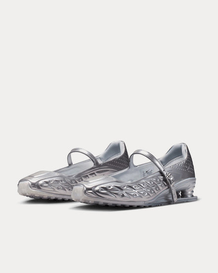 Nike Shox Z Calistra Metallic Silver / Metallic Silver Slip On Sneakers - 3