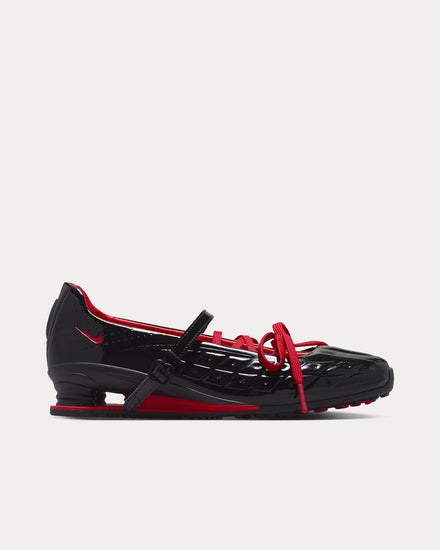 Nike x LABELHOOD Shox Z Calistra Black / University Red Slip On Sneakers - 1