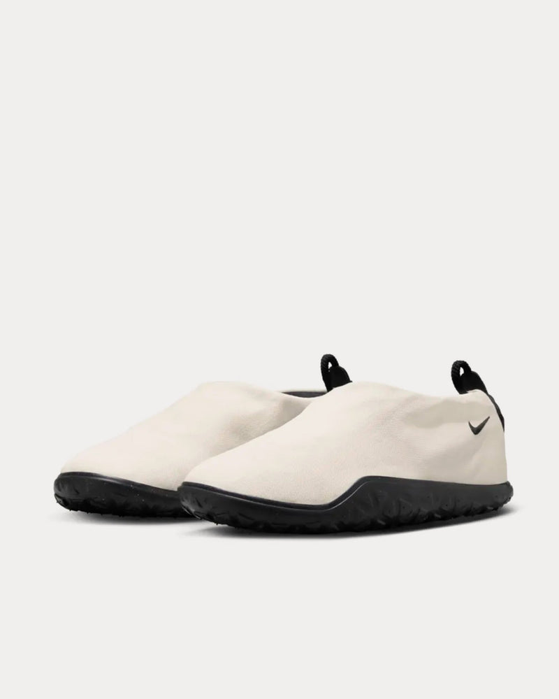 Nike Unisex ACG Moc Summit White and Black Slip On Sneakers
