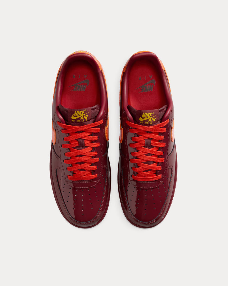 air force red orange nike shoes