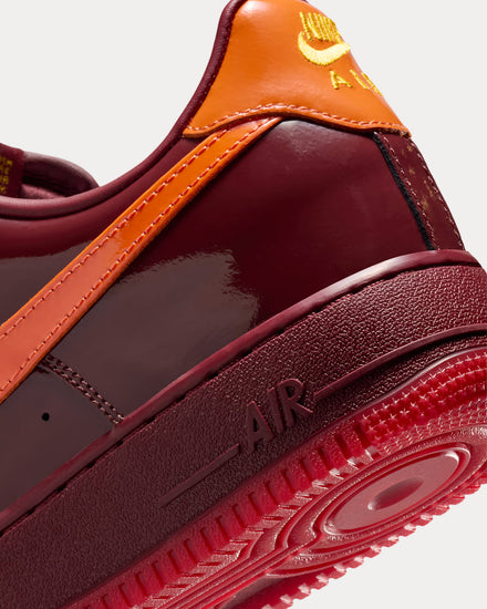 Nike Air Force 1 Low Dark Team Red / Safety Orange Low Top Sneakers - 5