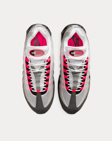 Nike Air Max 95 'Big Bubble' Medium Ash / Solar Red Low Top Sneakers - 2