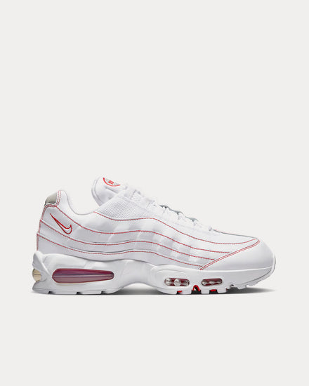 Nike Air Max 95 OG White / University Red / Wolf Grey / White Low Top Sneakers - 1