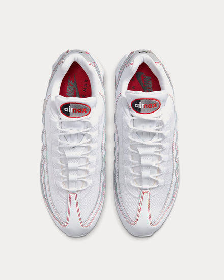Nike Air Max 95 OG White / University Red / Wolf Grey / White Low Top Sneakers - 2