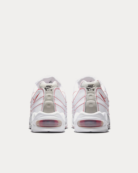 Nike Air Max 95 OG White / University Red / Wolf Grey / White Low Top Sneakers - 4