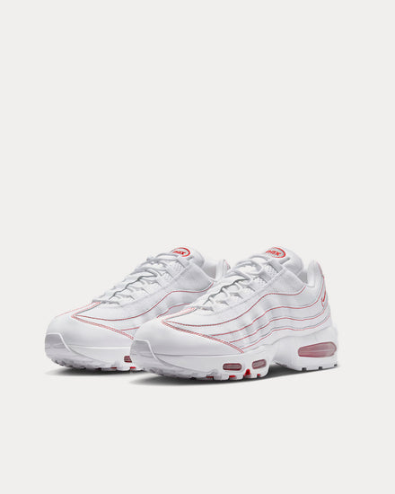 Nike Air Max 95 OG White / University Red / Wolf Grey / White Low Top Sneakers - 5