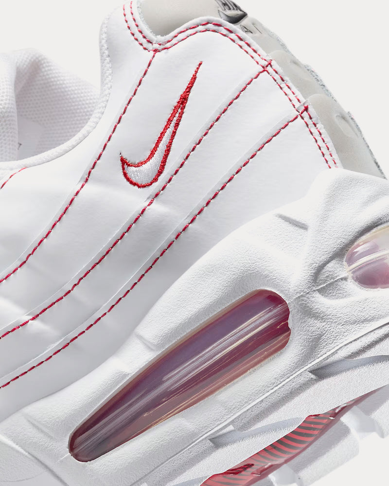 Nike Air Max 95 OG White / University Red / Wolf Grey / White Low Top Sneakers - 3