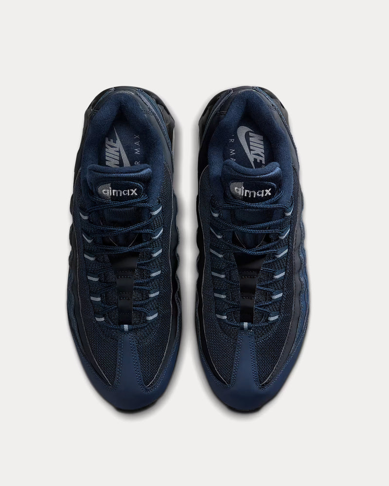 Nike Air Max 95 'Big Bubble' Obsidian / Obsidian / Thunder Blue / Cool Grey Low Top Sneakers - 2