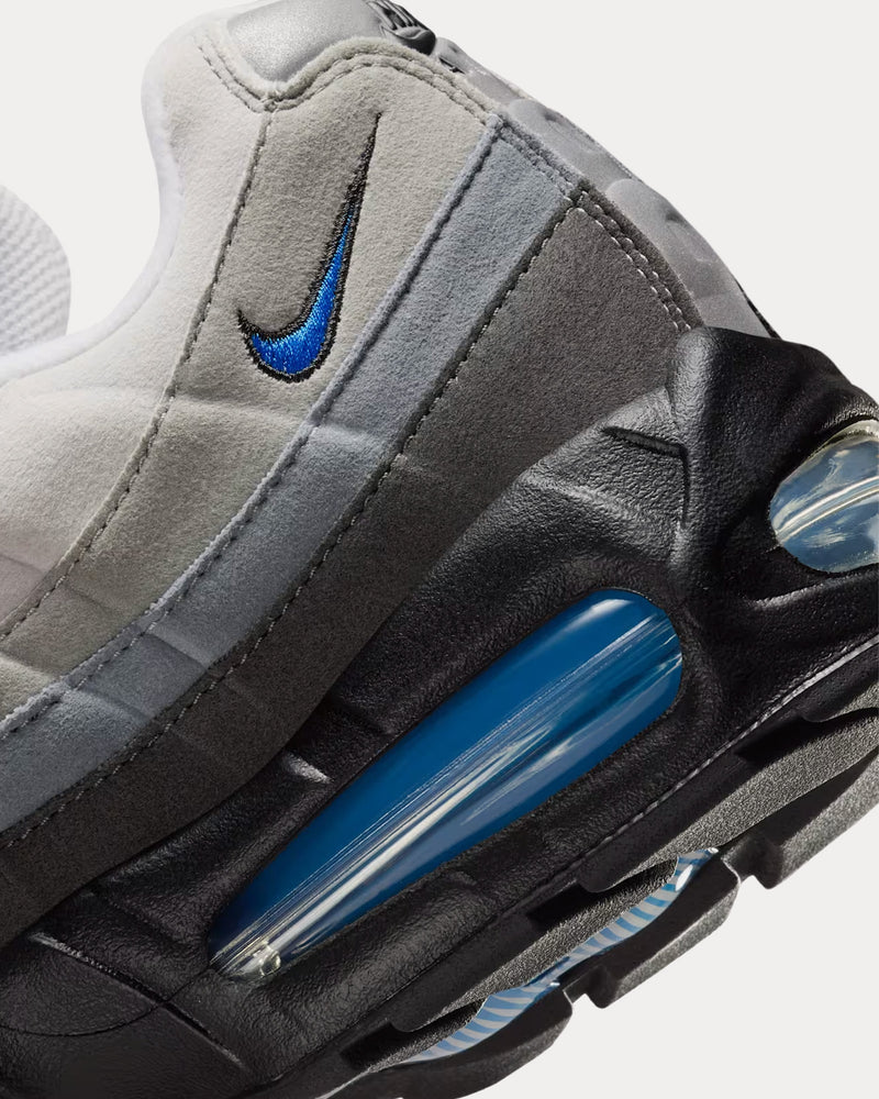 Nike Air Max 95 Cool Grey / Blue Spark Low Top Sneakers - 2