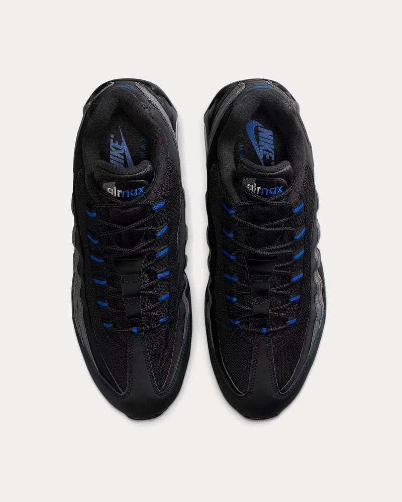 Nike Air Max 95 'Big Bubble' Black / Black / Dark Grey / Game Royal Low Top Sneakers - 2