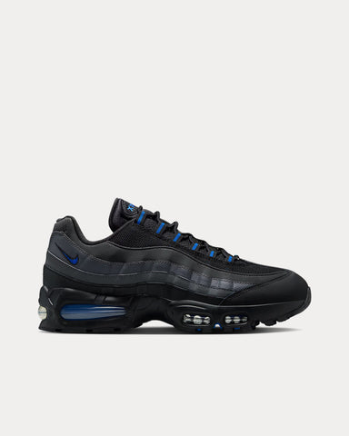 Nike Air Max 95 'Big Bubble' Black / Black / Dark Grey / Game Royal Low Top Sneakers