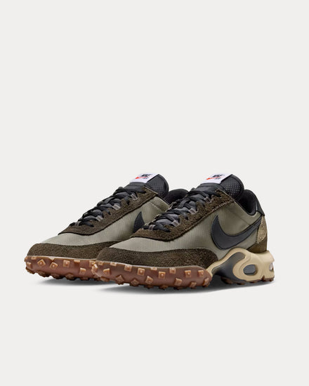 Nike Air Max Waffle Matte Olive / Legion Brown Low Top Sneakers - 3