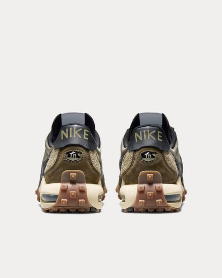 Nike Air Max Waffle Matte Olive / Legion Brown Low Top Sneakers - 4
