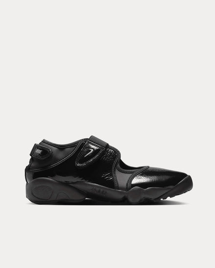 Nike Air Rift Black / Metallic Silver / Black Slip On Sneakers - 1
