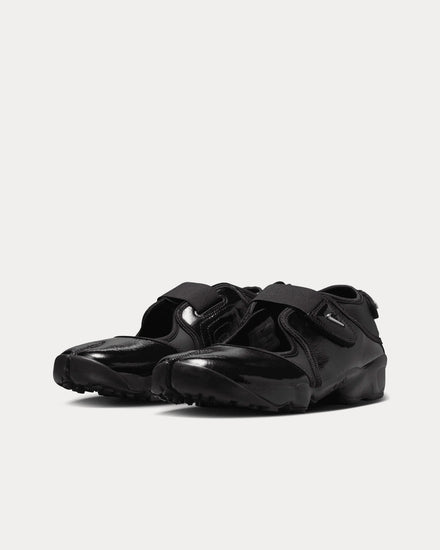 Nike Air Rift Black / Metallic Silver / Black Slip On Sneakers - 3