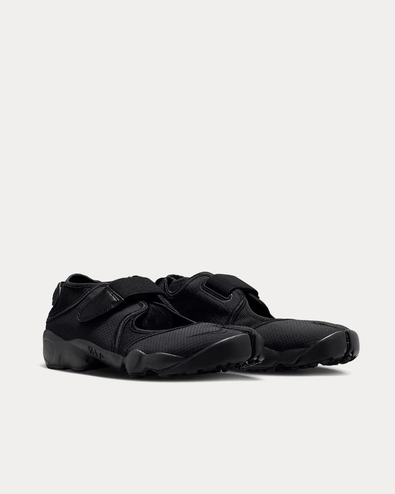 Nike Air Rift Breathe Black / White / Black Slip On Sneakers - 3