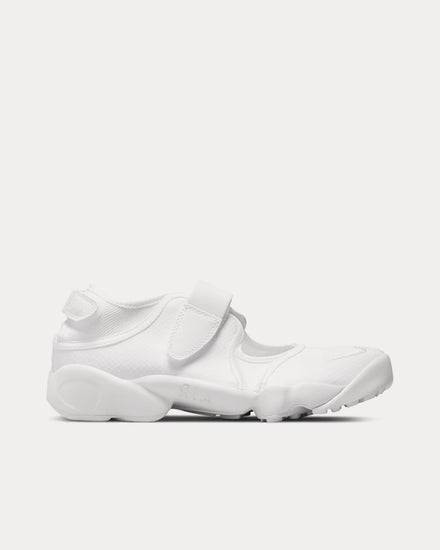 Nike Air Rift Breathe White / Pure Platinum / White Slip On Sneakers - 1