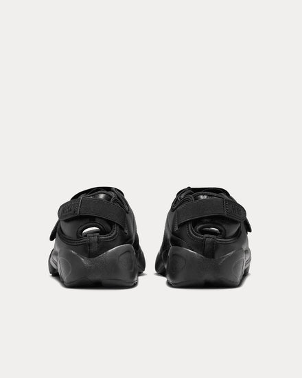 Nike Air Rift Leather Black Slip On Sneakers - 4