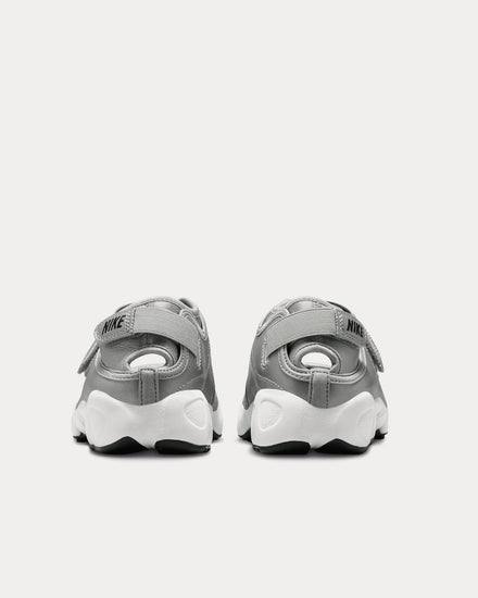 Nike Air Rift Leather Metallic Silver / Sail Slip On Sneakers - 4