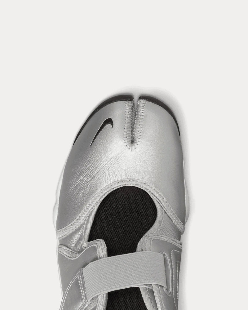 Nike Air Rift Leather Metallic Silver / Sail Slip On Sneakers - 5