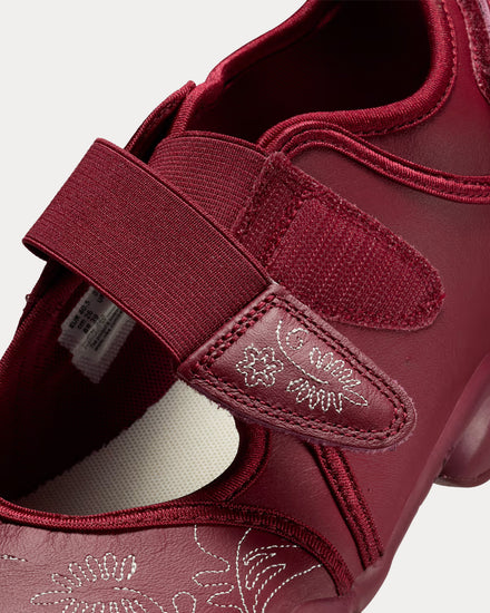 Nike Air Rift Leather Team Red Slip On Sneakers - 5