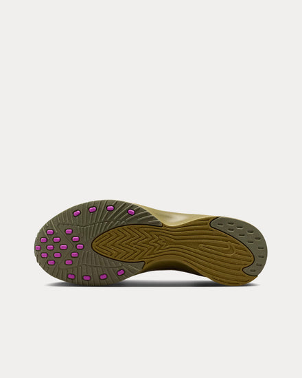 Nike Air Superfly Moc Medium Olive / Olive Flak / Vivid Purple Slip On Sneakers - 5