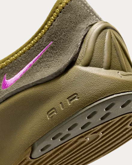 Nike Air Superfly Moc Medium Olive / Olive Flak / Vivid Purple Slip On Sneakers - 6