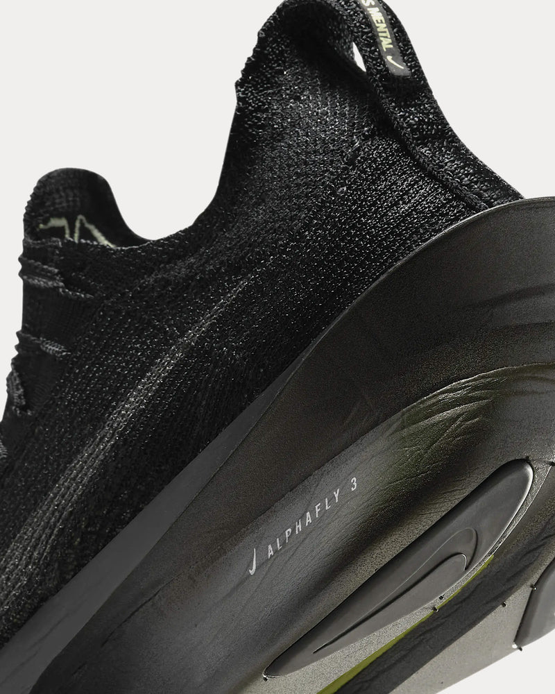 Nike Men's Alphafly Black Olive Aura Metallic Silver