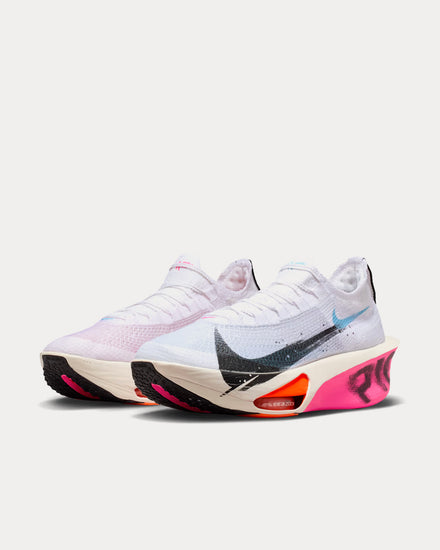 Nike Alphafly 3 White / Soft Pearl / Hyper Crimson / Black Running Shoes - 3