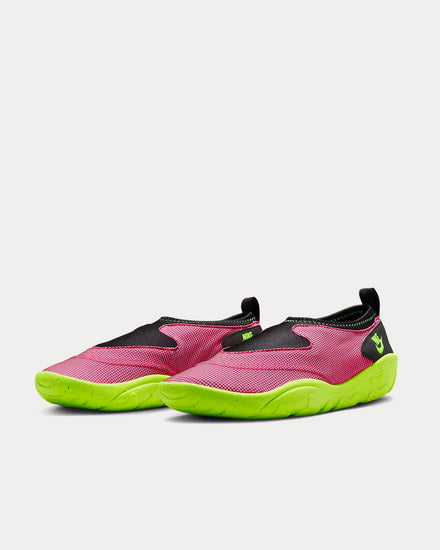 Nike Aqua Turf Hyper Pink / Black / Electric Green / Electric Green Slip On Sneakers - 5