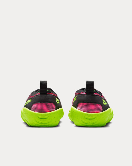 Nike Aqua Turf Hyper Pink / Black / Electric Green / Electric Green Slip On Sneakers - 4
