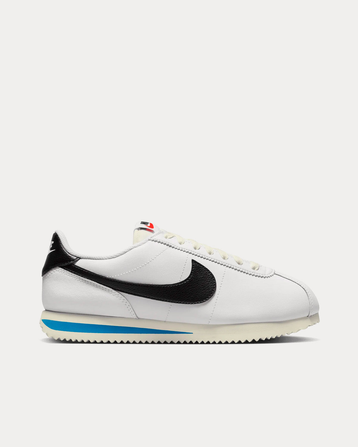 Nike Black and White Low-Top Cortez Sneakers Denim Exchange | Nike Mens Cortez - Black White main image 3