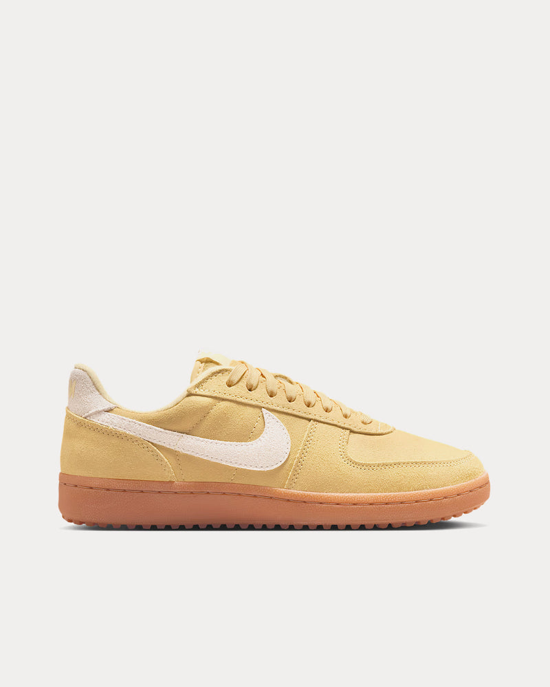 Nike Field General Soft Yellow / Gum Light Brown / White Low Top Sneakers - 1