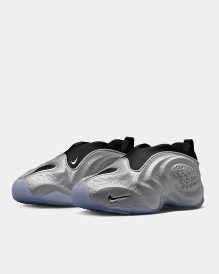 Nike First Sight Shadow Metallic Silver / Black Slip On Sneakers - 3