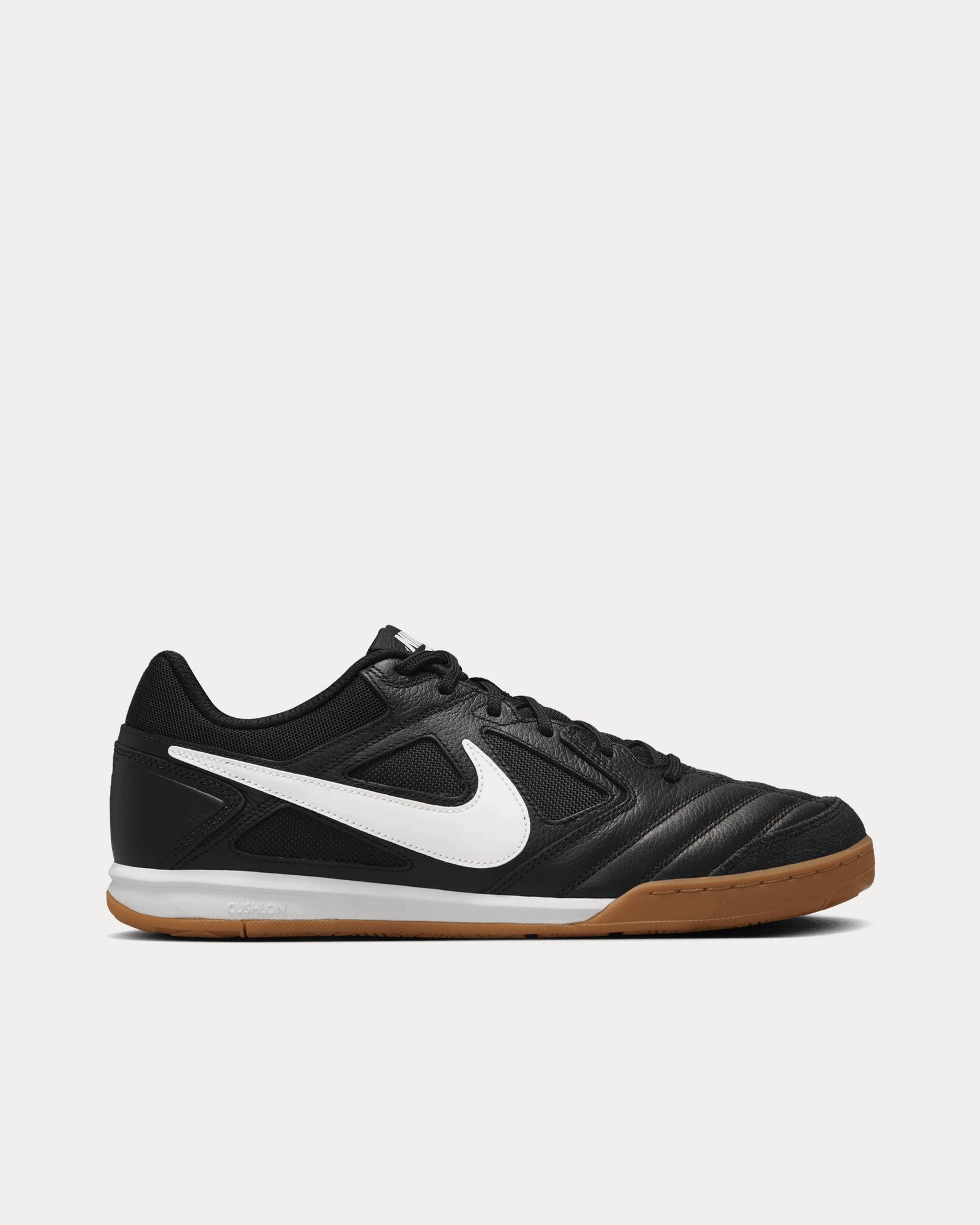 Gato Leather Black White Low Top Sneakers