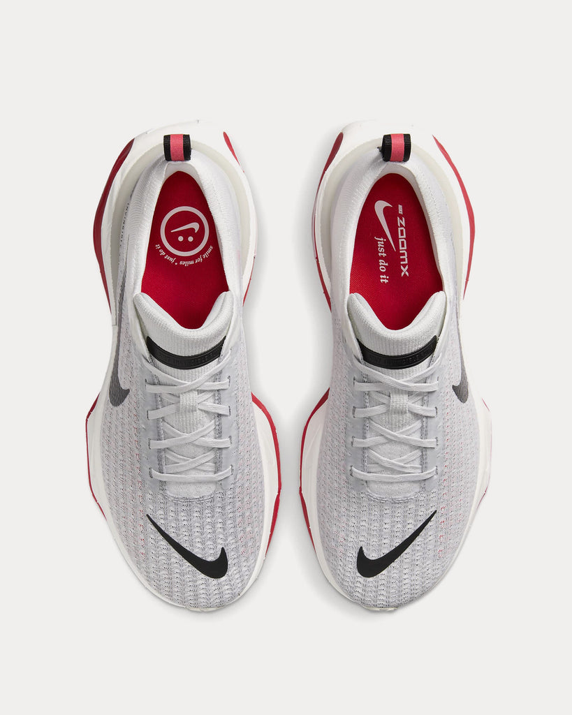 Nike Invincible 3 White / Fire Red / Cement Grey / Black Running Shoes