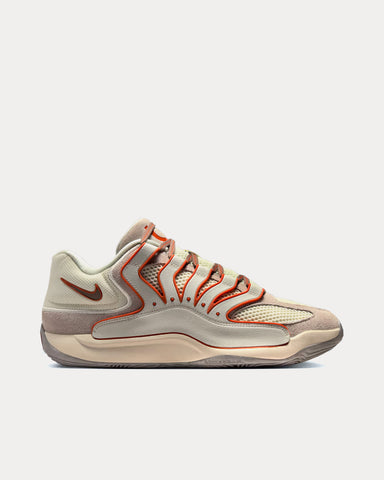 Nike KD18 Soft Pearl / Light Iron Ore Low Top Sneakers