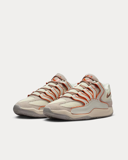 Nike KD18 Soft Pearl / Light Iron Ore Low Top Sneakers - 3