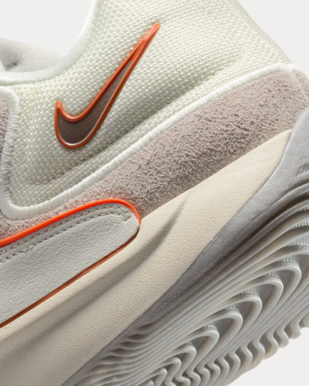 Nike KD18 Soft Pearl / Light Iron Ore Low Top Sneakers - 5