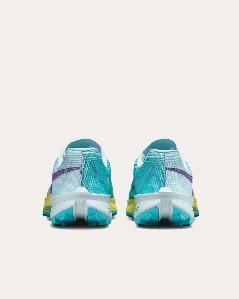 Nike Kiger 10 Glacier Blue / Dusty Cactus / Opti Yellow / Field Purple Running Shoes - 4