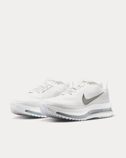Nike Pegasus Premium White / Metallic Silver / Metallic Silver Running Shoes - 3