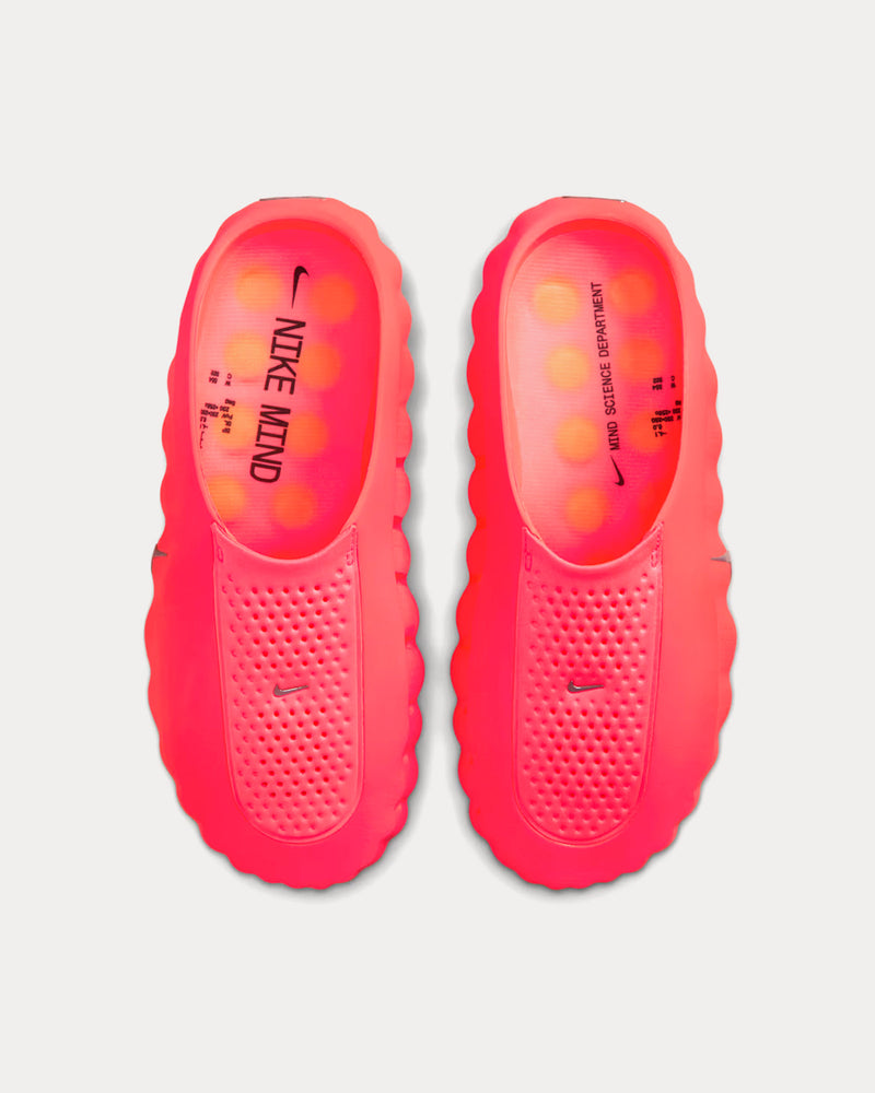 Nike Mind 001 Solar Red / Hyper Crimson / Black / Chrome Mules - 2