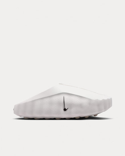 Nike Mind 001 White / Metallic Silver Mules - 1