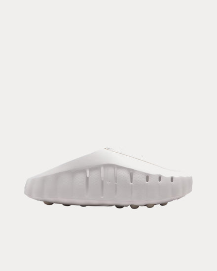 Nike Mind 001 White / Metallic Silver Mules - 4